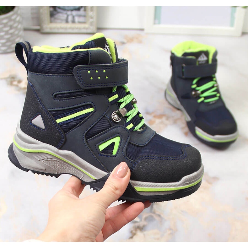 News Pantofi băieți izolați cu lână de oaie bleumarin Noutăți negru albastru marin verde 1