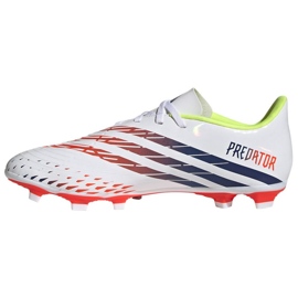 Ghete de fotbal Adidas Predator Edge.4 FxG M GW0989 alb alb 1