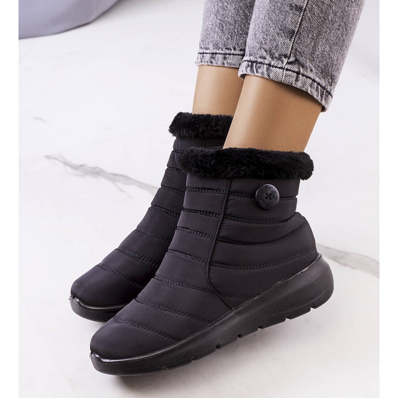 PA1 Cizme matlasate Black Reign negru 2