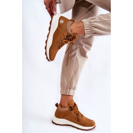 PA1 Pantofi de trekking calduri de damă Trappers Camel Otto maro 2