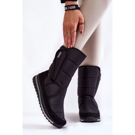 Cizme De Zăpadă Damă Cu Velcro Progress PROGJ-22-128 Negru 4