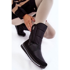 Cizme De Zăpadă Damă Cu Velcro Progress PROGJ-22-128 Negru 1