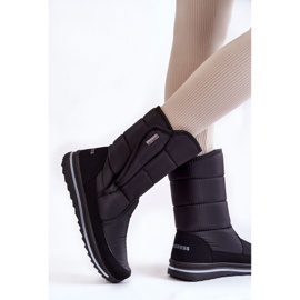 Cizme De Zăpadă Damă Cu Velcro Progress PROGJ-22-128 Negru 5