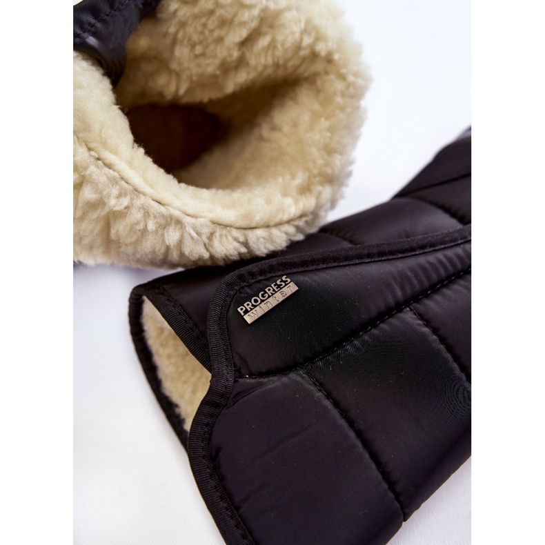 Cizme De Zăpadă Damă Cu Velcro Progress PROGJ-22-128 Negru 2