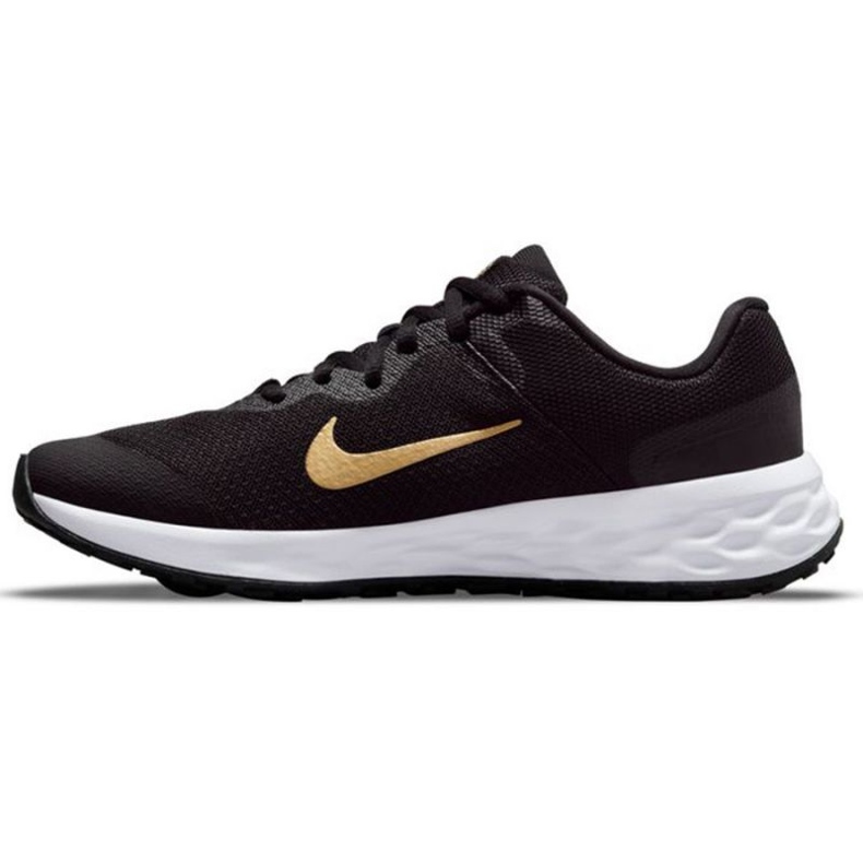 Pantofi de alergare Nike Revolution 6 Jr DD1096 002 negru de aur 1 Pantofi de alergare Nike Revolution 6 Jr DD1096 002 negru de aur 1