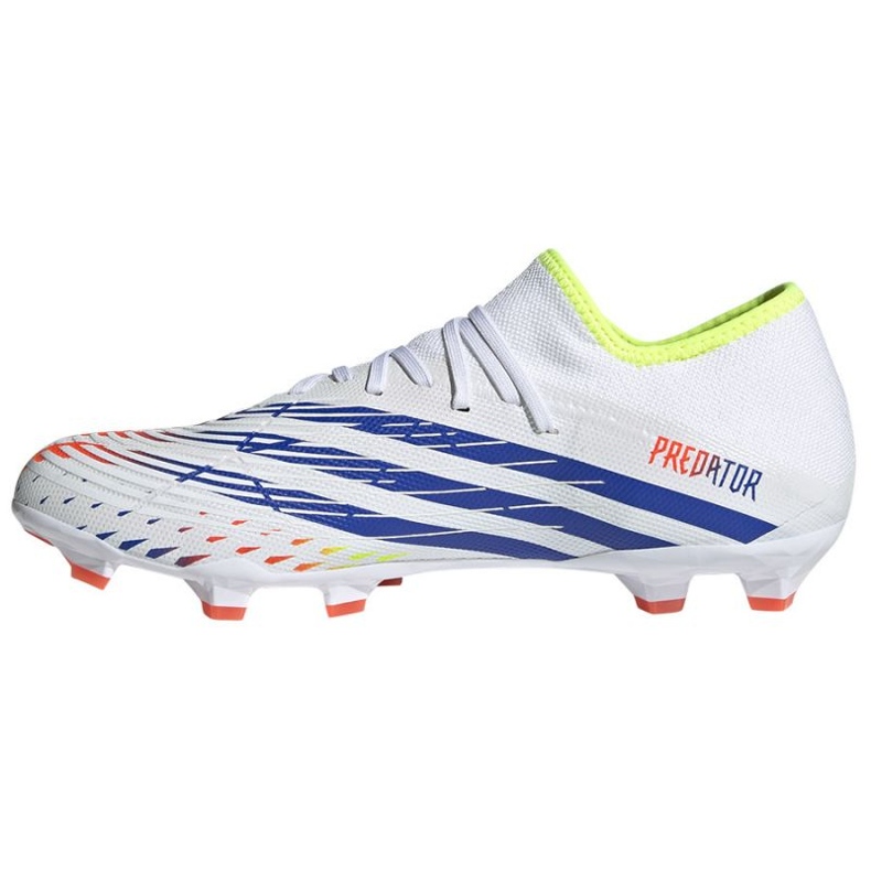 Ghete de fotbal Adidas Predator Edge.3 L Fg M GW0995 alb alb 1 Ghete de fotbal Adidas Predator Edge.3 L Fg M GW0995 alb alb 1