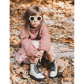 FR1 Cizme Copii Călduți Cu Fermoar Lacuit Argintiu Goopy 1