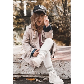 Ghete Warm Trappers pentru copii Dexter bej deschis 9
