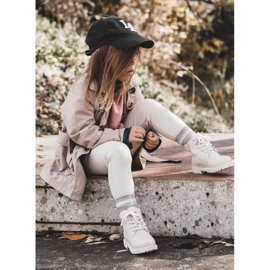 Ghete Warm Trappers pentru copii Dexter bej deschis 1