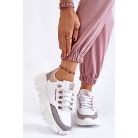 Pantofi de damă pe platformă Cross Jeans KK2R4071C Alb 1