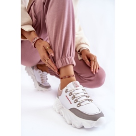 Pantofi de damă pe platformă Cross Jeans KK2R4071C Alb 3