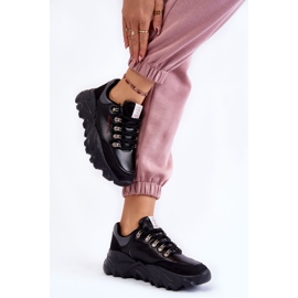 Pantofi de damă On The Platform Cross Jeans KK2R4073C Negri negru 3