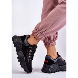 Pantofi de damă On The Platform Cross Jeans KK2R4073C Negri negru 4