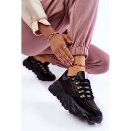 Pantofi de damă On The Platform Cross Jeans KK2R4073C Negri negru 6