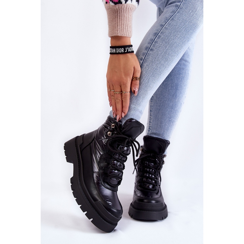 Sergio Leone Cizme Dama Pe Platforma Nerina Nerina negru 1