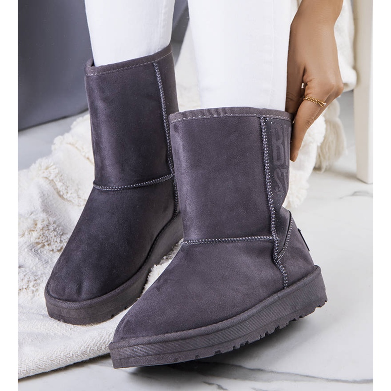 Cizme de zăpadă gri Big Star EE274417 2 Cizme de zăpadă gri Big Star EE274417 2