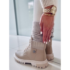 BM Cizme trappers dama Atomic Beige bej 1