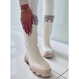 BM Cizme Chelsea înalte Parade Beige bej 2