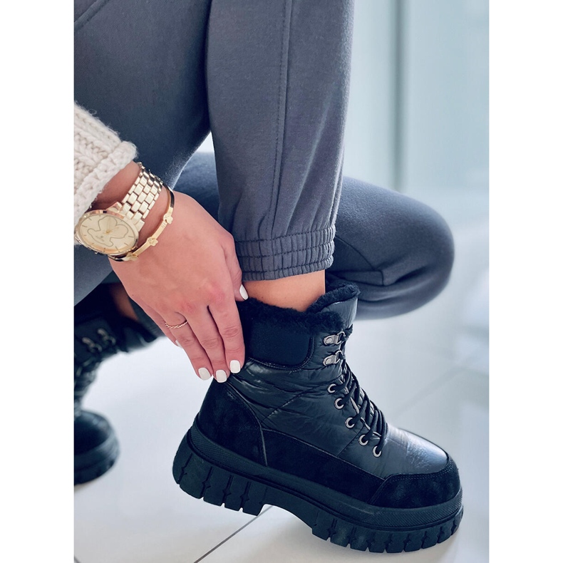 BM Cizme de zapada dama Renn Black negru 2