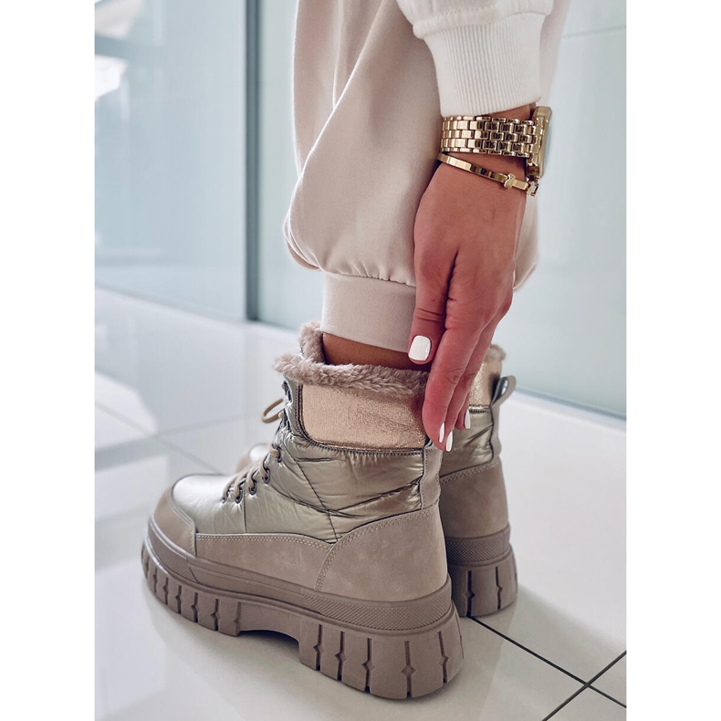 BM Cizme de zăpadă de damă Renn Khaki kaki 2 BM Cizme de zăpadă de damă Renn Khaki kaki 2