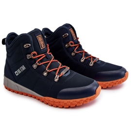 Pantofi de trekking pentru bărbați Memory Foam Big Star KK174110 Bleumarin albastru 1
