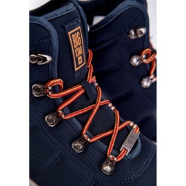 Pantofi de trekking pentru bărbați Memory Foam Big Star KK174110 Bleumarin albastru 3
