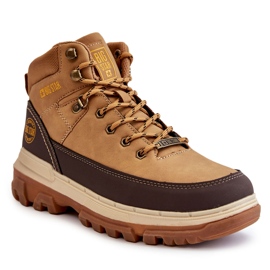 Bărbați Trappers Memory Foam Big Star KK174119 Camel maro 7