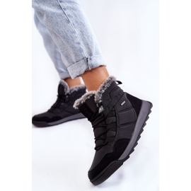 Cizme de zăpadă izolate de damă Cross Jeans KK2R4016C Negru 3