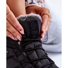 Cizme de zăpadă izolate de damă Cross Jeans KK2R4016C Negru 6
