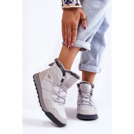 Cizme de zăpadă izolate de damă Cross Jeans KK2R4015C Gri 1