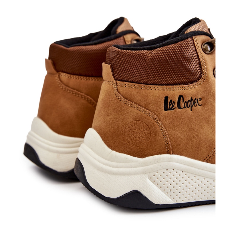 Pantofi de trekking calduri pentru bărbați Lee Cooper LCJ-22-31-1452 Camel maro 1