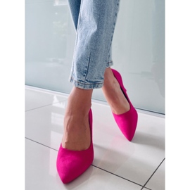 PA1 Tocuri înalte Eurielle Fuchsia clasice de damă roz 1