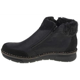 Pantofi Rieker Booties în 73352-00 negru 1