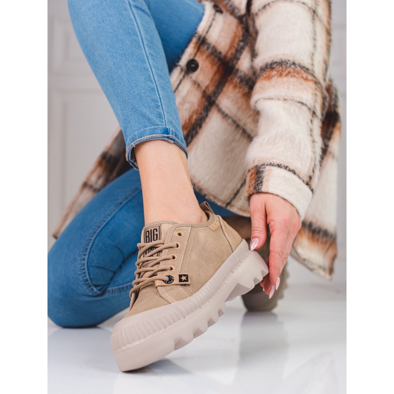 Tenisi dama piele Big Star KK274511BE bej 2