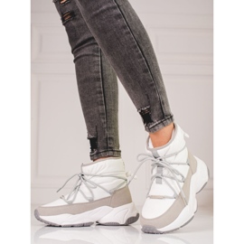 Cizme de zăpadă albe de damă Big Star KK274272 bej 1