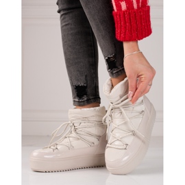 Cizme de zapada shelovet de dama bej deschis 1