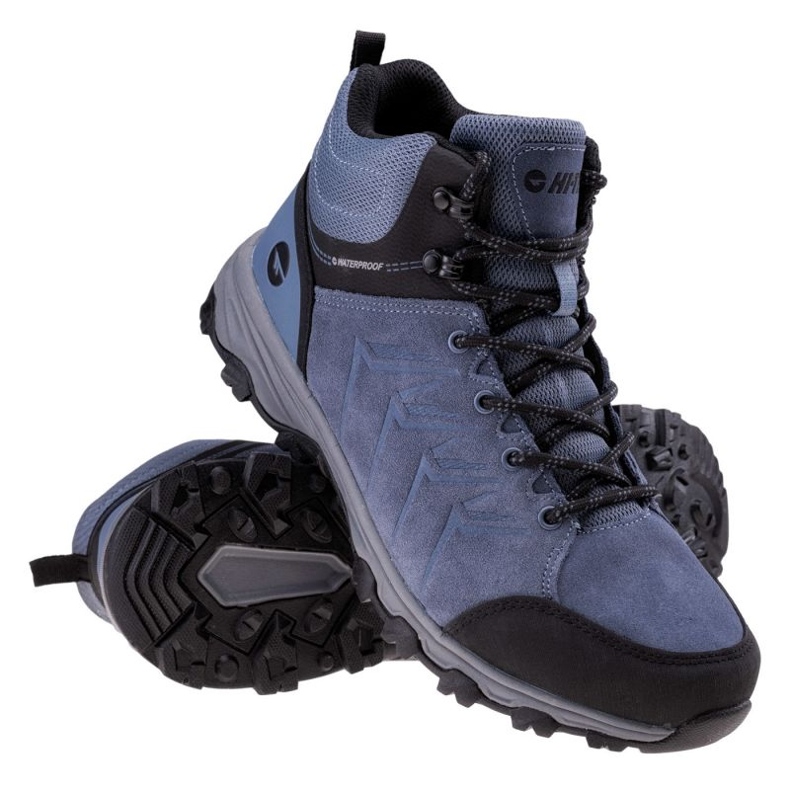 Pantofi Hi-Tec Helone Mid Wp 92800442373 albastru 1