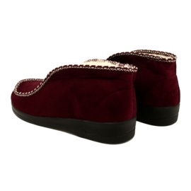 Papuci caldi Felt Adanex 17013 Burgundy multicolor 3