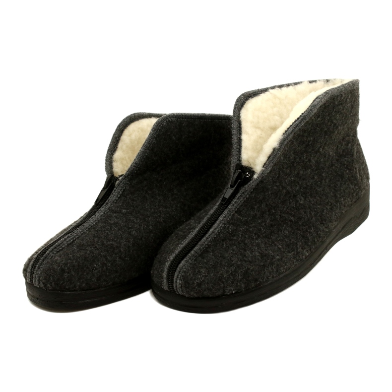 Papuci Izolați din Pâslă Adanex 26844-FBP7FU Gri 3 Papuci Izolați din Pâslă Adanex 26844-FBP7FU Gri 3