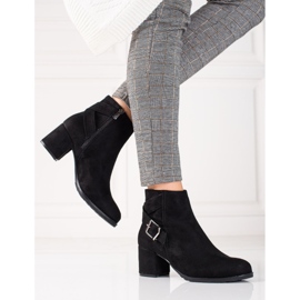 T.Sokolski Botine din piele intoarsa pe postul Sokolski negru 2