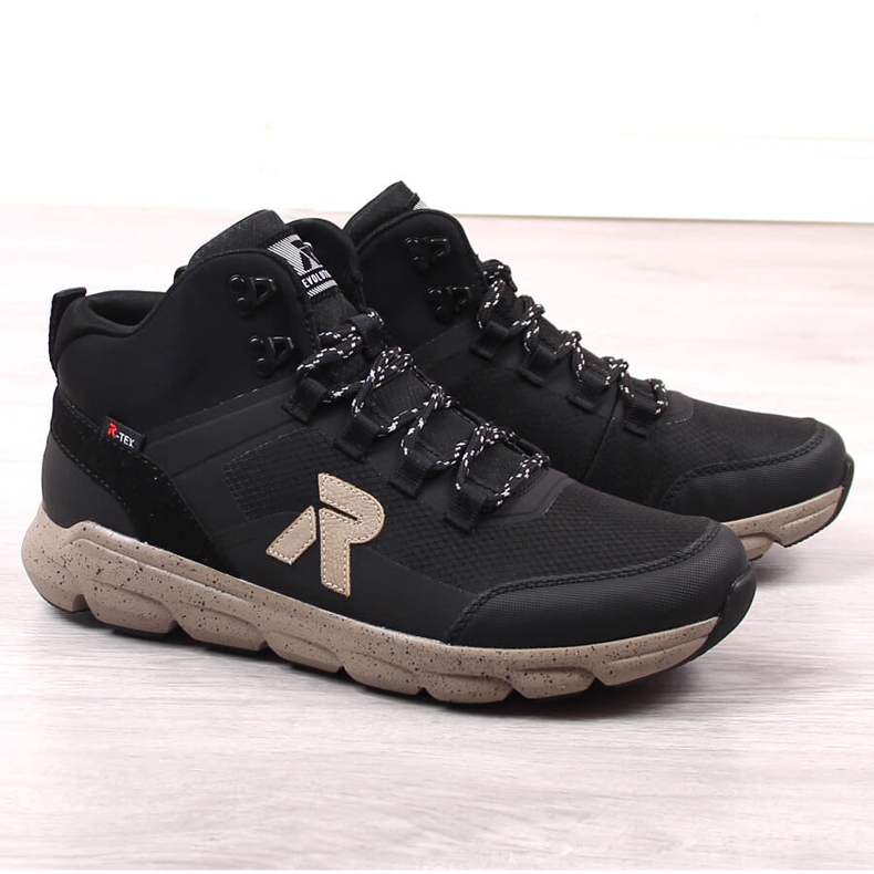 Rieker Revolution 07862-00 cizme înalte impermeabile negre pentru bărbați roșu 1 Rieker Revolution 07862-00 cizme înalte impermeabile negre pentru bărbați roșu 1