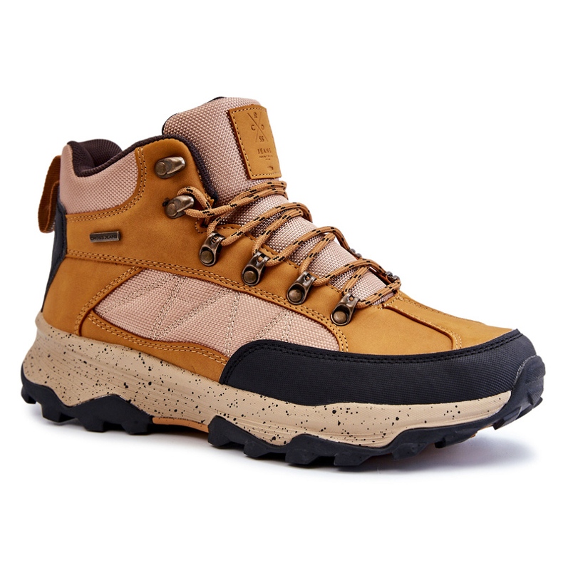 Pantofi de trekking calduri pentru bărbați Cross Jeans KK1R4020C Camel maro 2 Pantofi de trekking calduri pentru bărbați Cross Jeans KK1R4020C Camel maro 2