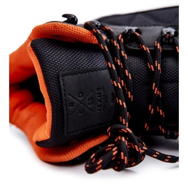 Cross Jeans Cizme de trekking calde pentru bărbați, blugi încrucișați KK1R4018C Negri negru 1