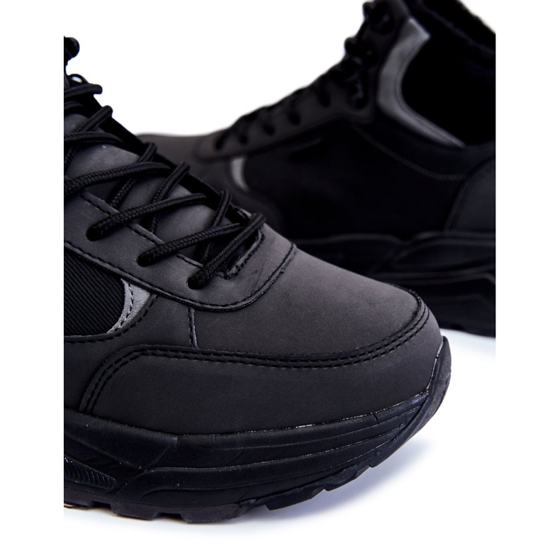 Pantofi caldi de trekking pentru bărbați Cross Jeans KK1R4031C Negru 1