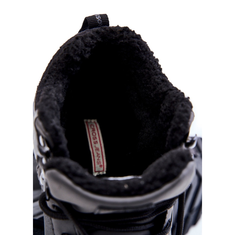 Pantofi caldi de trekking pentru bărbați Cross Jeans KK1R4031C Negru 2
