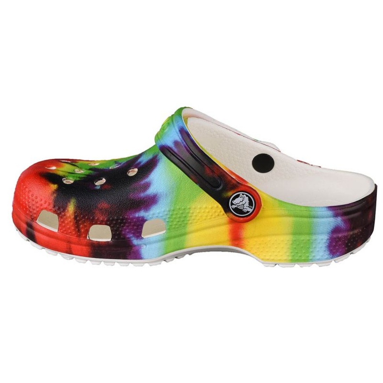 Crocs Classic Tie-Dye Graphic K Clog Jr 205451-90H multicolor galben 1