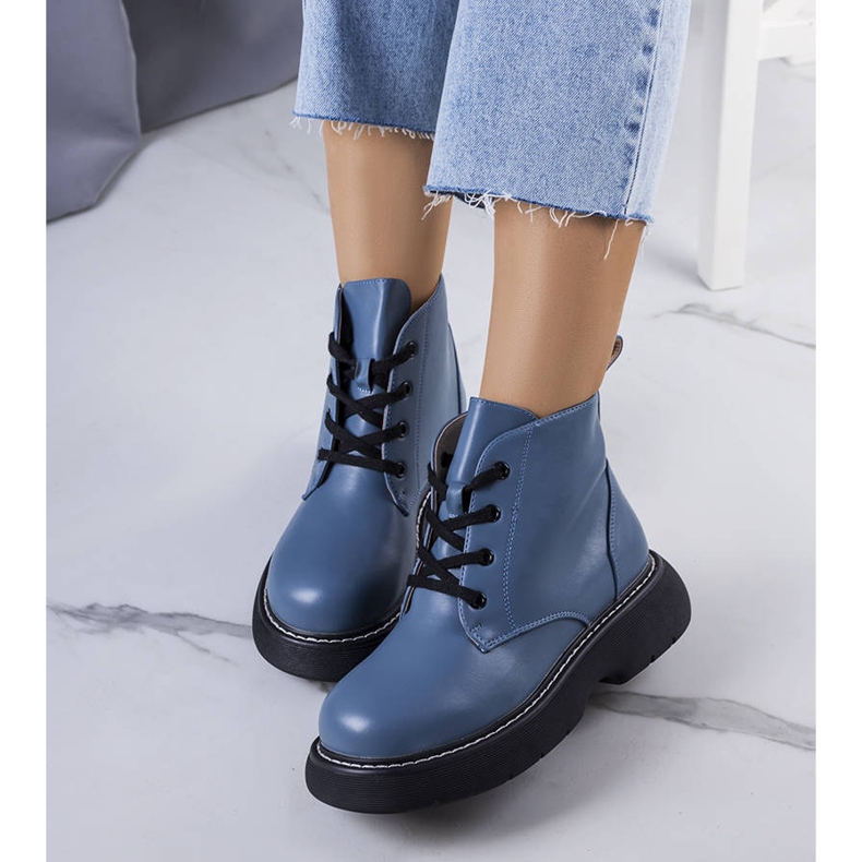 BM Cizme izolate Lutero albastre albastru 1