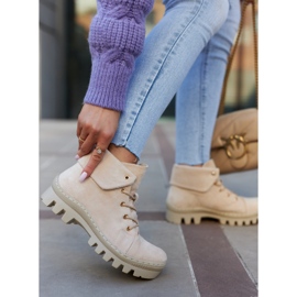 S.Barski Botine din piele intoarsa Trapper, bej deschis 3 S.Barski Botine din piele intoarsa Trapper, bej deschis 3