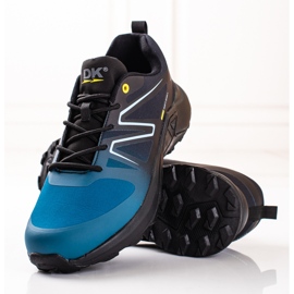 Pantofi sport pentru bărbați DK albastru Softshell negru 2
