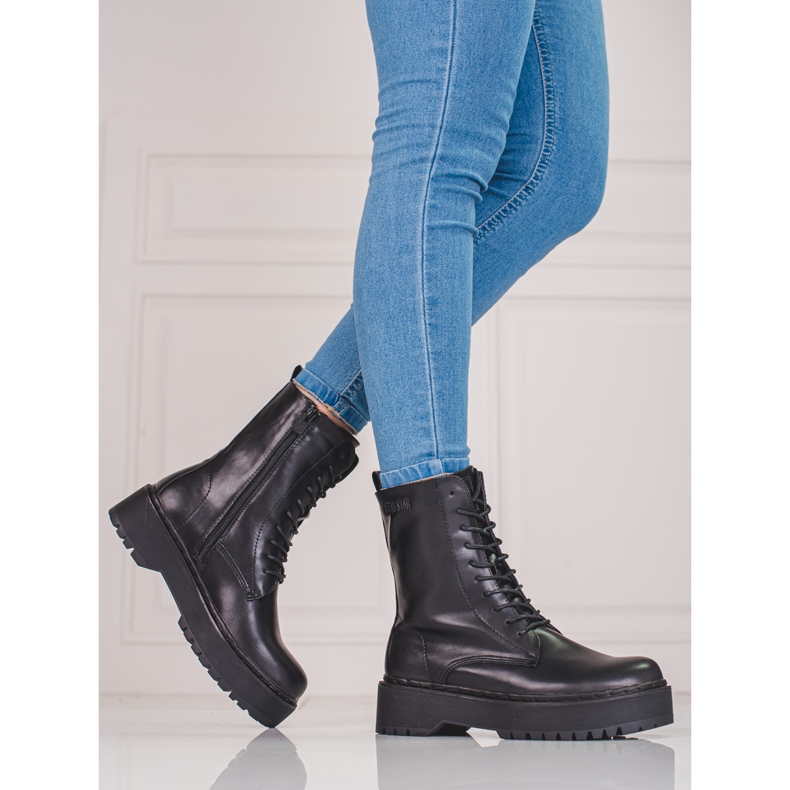 Genți Big Star de damă pe platforma II274509 negru 1